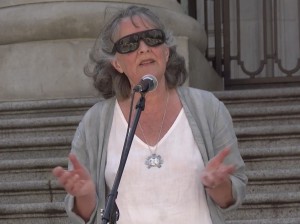 Gail Davidson 30 May 2015 Vancouver Rally Against Bill C-51